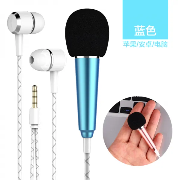 재재상점 우수상품모음 핸드폰 숏 미니 노래부르다 OPP 사과폰 콘덴서 타오바오 앵커 뒤로 돌리다 홈 소리치다, 업그레이드 블루 귓속말을 함 기