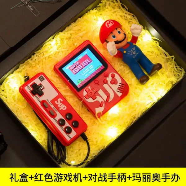 생일 선물 남학생 남자친구 남편에게 특별히 실용적이고 기발한 발음 전개 복고유년게임기 커플동학들에게 선물게임기 + 대전 핸들 + 마리아, 단일상품