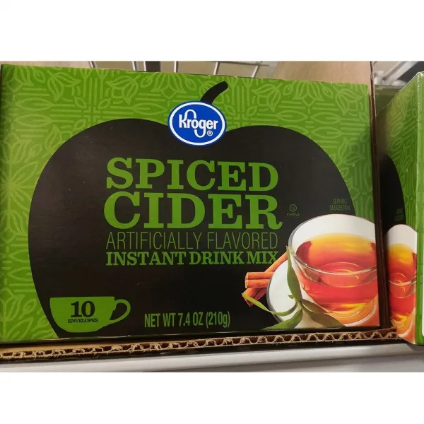 크로거 Kroger Spiced Cider Instant Drink Mix 스파이스드 인스턴트 드링크 사이다 210g 4개 1개
