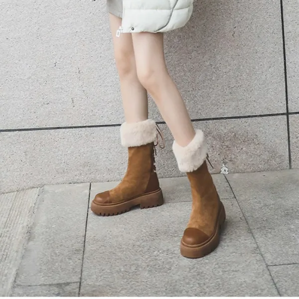 칠나무 여성 겨울 스노우 어그 부츠 털부츠 방한화 3