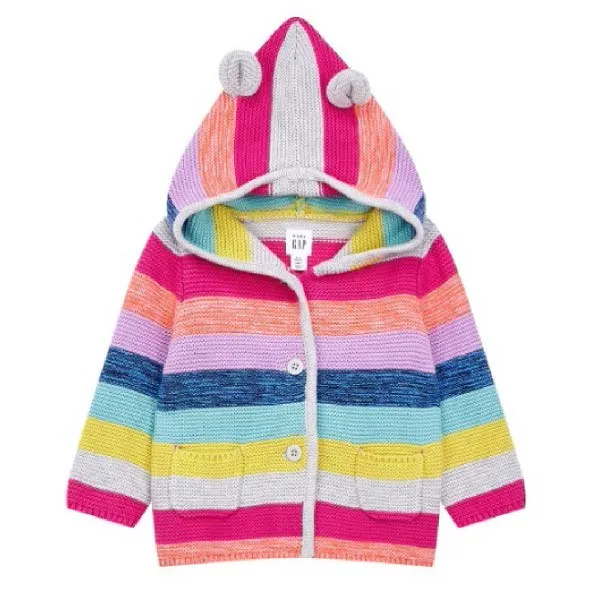  현대백화점 갭키즈 베이비 여아 스트라이프 니트 가디건 5239428922064 