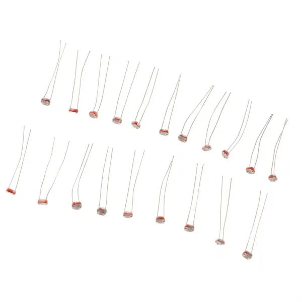 Zeyuan 20pcs GL5537 LDR 사진 저항기 감광성 빛 종속 저항기, 모델명