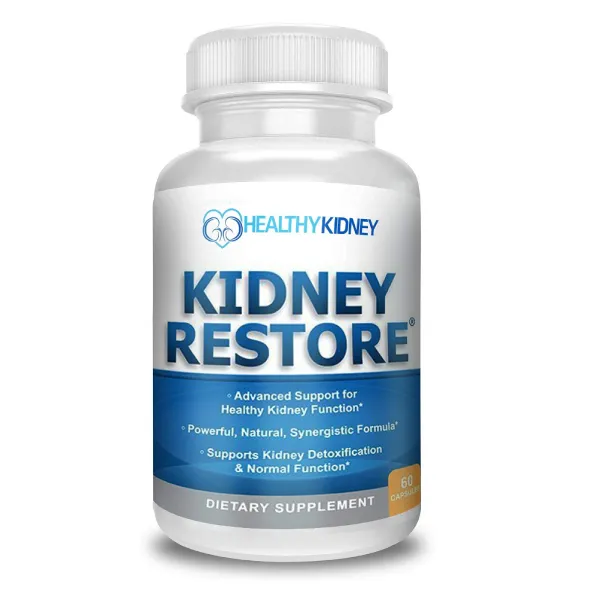 Kidney Restore 신장 콩팥 정화 및 신장 건강 보충제 신장 건강을 위한 비타민, 60정