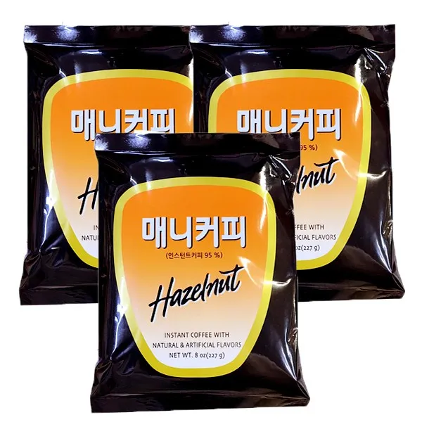 Many(매니) 헤이즐넛커피227gX3봉 무료배송 커피가루, 227g, 3봉