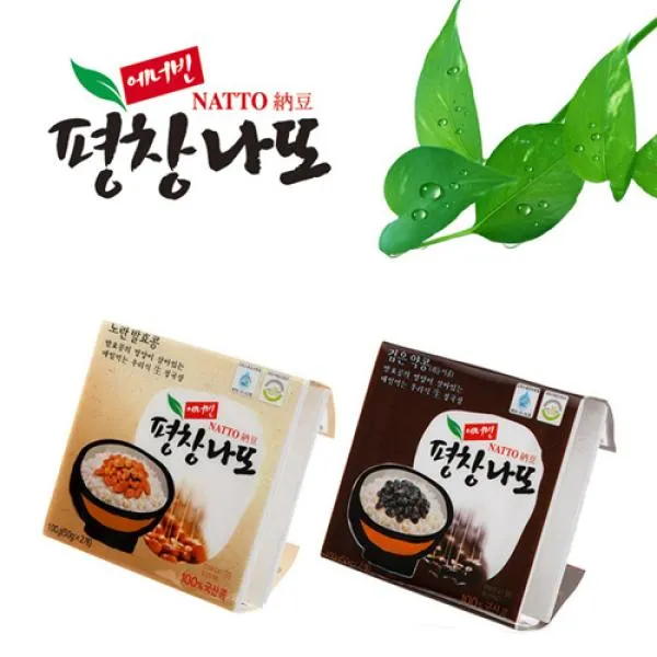 에너빈(ENERBEAN) 평창나또 (노란콩48팩+쥐눈이콩12팩 총60팩), 1