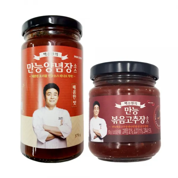 백종원 만능 양념장 + 볶음 고추장 단일상품