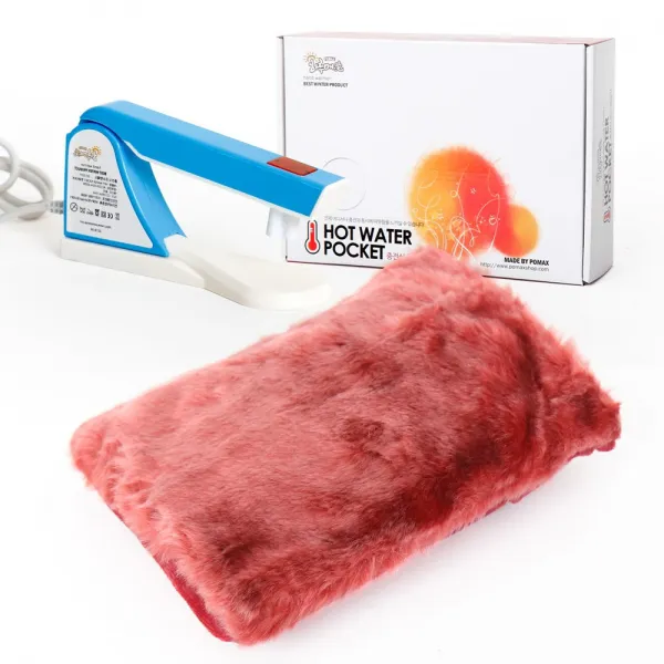 포맥스 충전식 온수찜질팩/10분충전식찜질기 허리찜질 2.밍크털와인