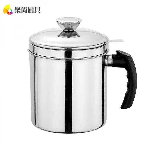 남다 기름 용기 부엌 기름 항아리 덮개 여과 망 기름 첨가 스 테 인 리 스 스틸 여과기 찌꺼기 대 용량 포장 오 일 탱크 리 턴 오 일 컵 * 304 * 1.8L (대 용량) + 미끄럼 방지 베이스 판, 상세페이지 참조