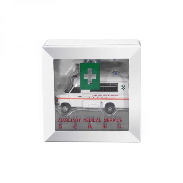 Tiny 1/72 1980's Ambulance Auxiliary Medical Service 소방차 자동차 모형 합금 모형 한정판 수집하다