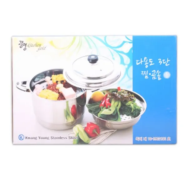PN 특종 다용도 3단 찜곰솥(중), 패셔너블리 본상품선택