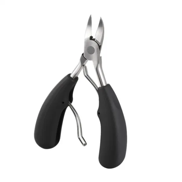 두꺼운 발가락 손 발 손톱깎이 자란 발톱을위한 가위 Chiropody 발병 Plier 전문 네일 아트 매니큐어 도구, 02 Black