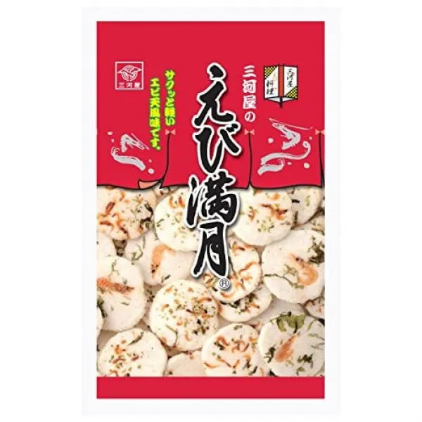 미카와 집 제과 둥실둥실 센베이 60매x12개, 종류 = 새우 만월 75g×12 포, 본문참고