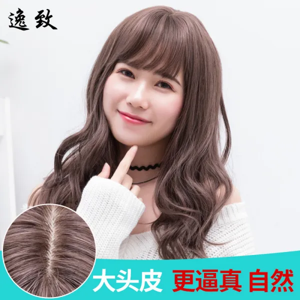 마켓플러스 인싸템 여성 헤어 롤 웨이브 에어 여자단발머리옷 중장발 물방울누늬 대방비 참되다 두피 1 30% 생머리 어둑어둑함 _케어 5