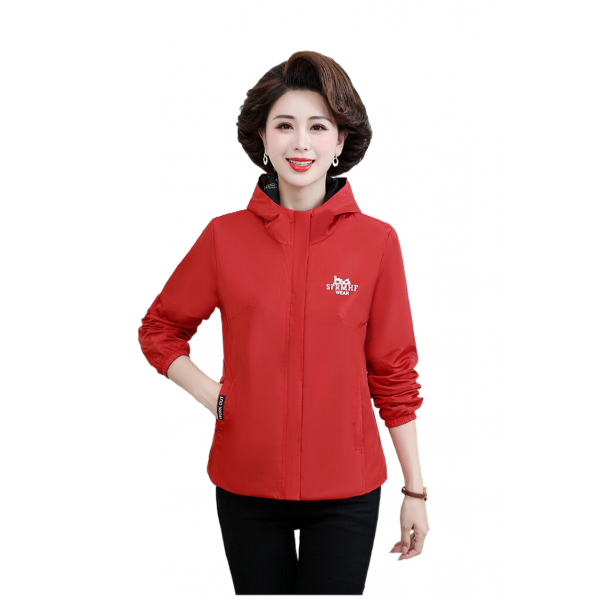 짚업후드점퍼 중년 엄마 가을옷 2022 양면으로 입다 캐주얼점퍼 티 시대적 풍조 여성 재킷 4976253578