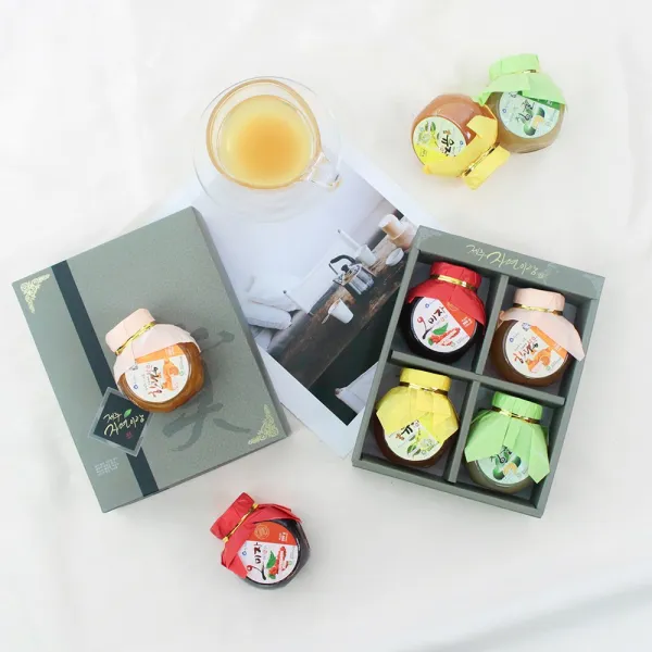 오렌지나무 꼬마4종세트 티선물세트 선물용차 고급차 직장상사선물 어른선물 장모님선물