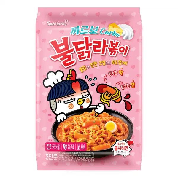 [9월5일 유통기한 임박] 까르보 불닭라볶이 332g x 1개