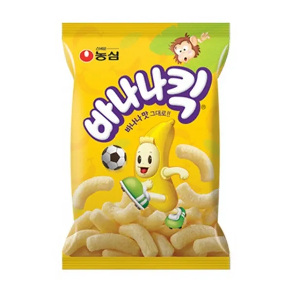 농심 바나나킥 75g 20개 수입과자/대용량과자/간식/인간사료/봉지과자/과자세트/초코과자/쌀과자/사무실간식/새우깡, 단일 수량, 단일 구성품