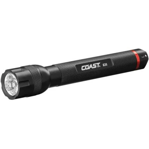 해안 G26 330 루멘 과녁 스팟 빔 LED 손전등은 건전지 포함 99999977836, One Size, One Color