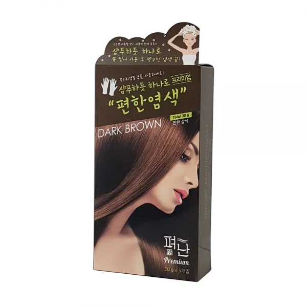 펴난염색 다크브라운 (진한갈색) 5회분