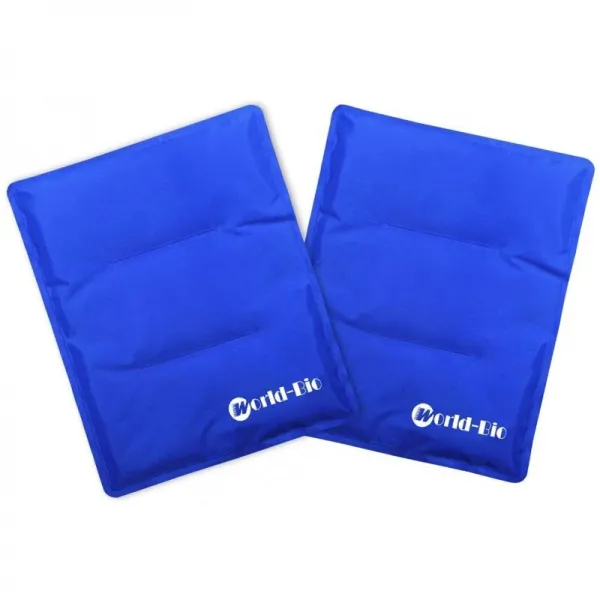 영국직송 부상을 위한 World Bio 대형 플렉시블 힙 아이스 팩 2팩 어깨 등 무릎 다리 허벅지 멍에 의한 통증 완화 및 스 단일옵션