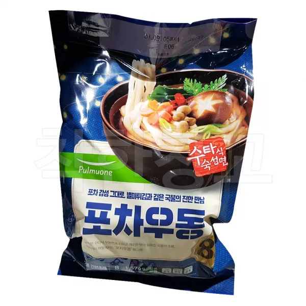 풀무원 포차우동 8인분 1 576kg 수탁식 숙성면, 1봉