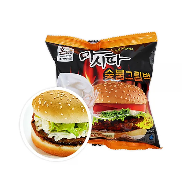 한맥 마시따 숯불그릴벅 150g 편의점버거 매점빵식사, 1개