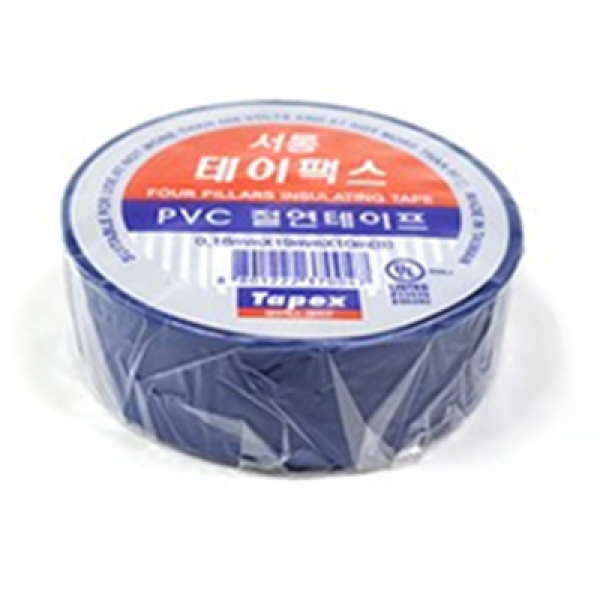 [서통] 전기절연테이프 19mm x 10M 청색 (10개묶음) PVC 배선 전선 작업 신충성