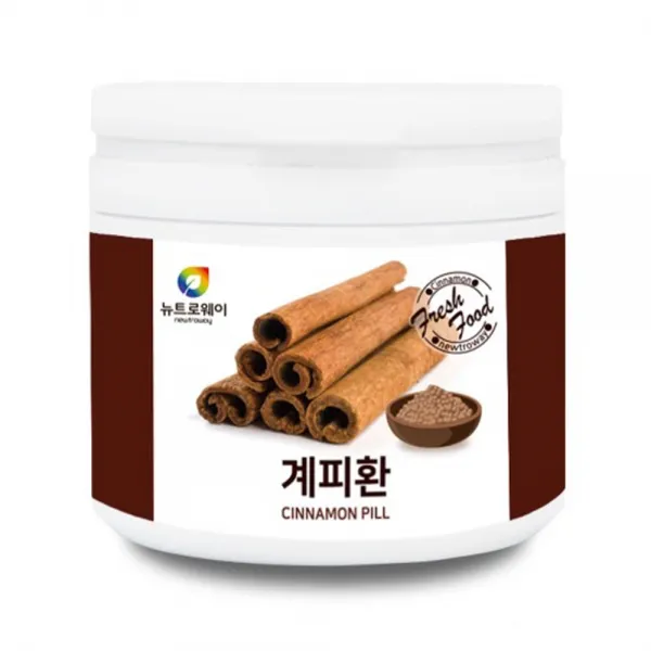 뉴트로웨이 계피환 230g 품질좋은 베트남산 순수 계피가루95% 시나몬가루 인 철 비타민B 따뜻한성질의식품 계피환먹는법 계피가루효능 몸을따뜻하게하는식품 체온을올려주는효과 계피차 요리재료 빵재료 푸딩재료 과일절임 케이크재료, 1통