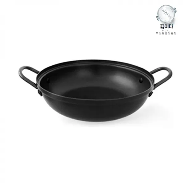 끓이다 국내생산 복전골 22cm 24cm 26cm 28cm 30cm 경질복전골 샤브샤브 감자탕 다용도 전골냄비, 24cm