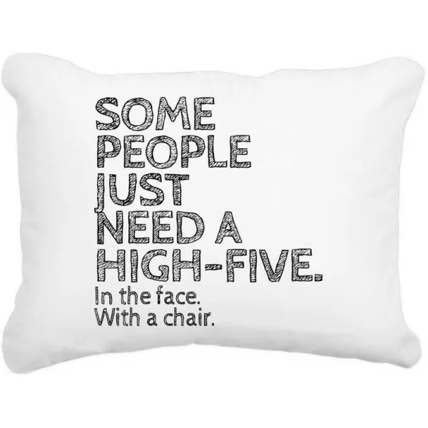 Nmt 일부 사람들은 단지 5 명이 필요합니다. 면전에 대고. Wi 12x15 캔버스 베개 방석 악센트 베개 P049801iohrnq45 Cover + Insert Natural