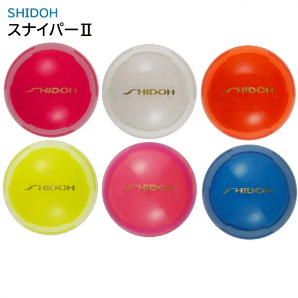 SHIDOH 시도 2022년발패 파크골프공 SB-02 스나이퍼2, 블루
