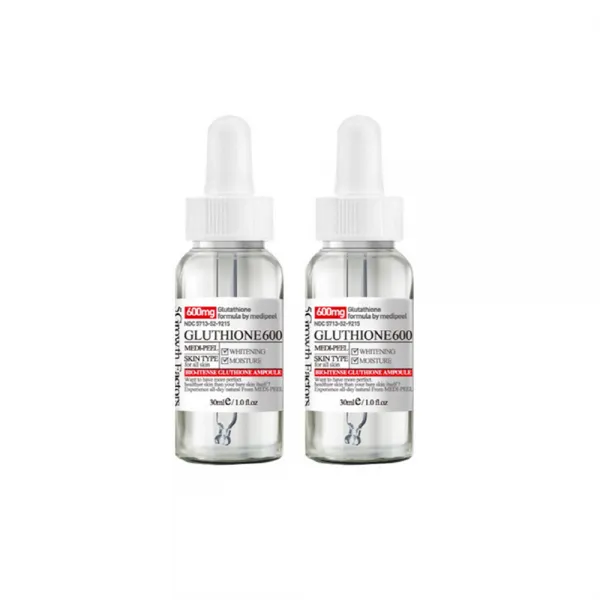 메디필 글루타치온 600mg 주근깨 잡티 기미제거 백옥주사 미백 화이트닝앰플 30ml 2병