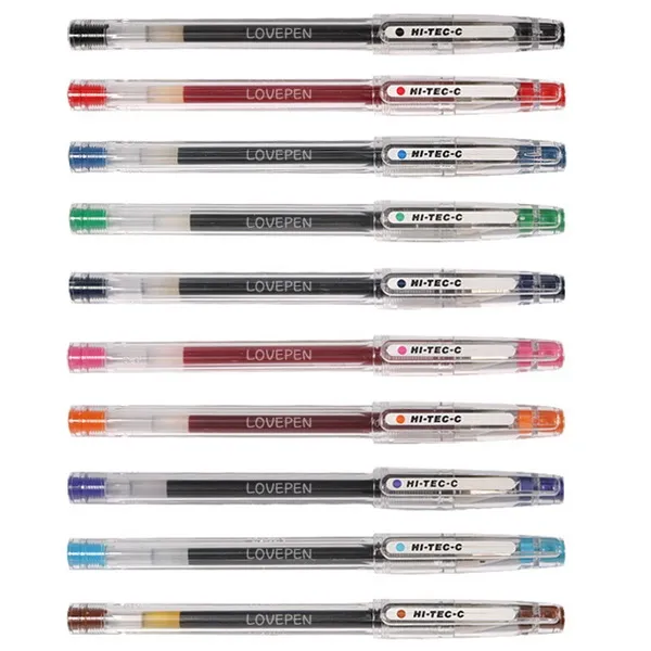 파이롯트 하이테크C 펜 0.25mm 0.3mm 0.4mm, 블루블랙