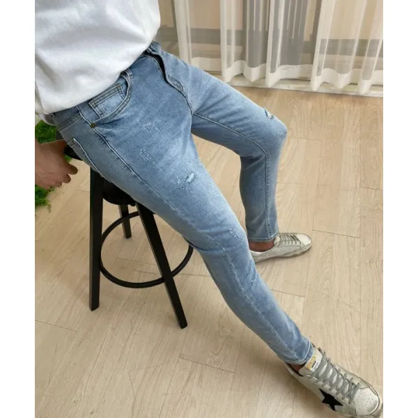 워싱청바지 고급청바지 면청바지 사계절청바지 여름청바지 슬림핏청바지 데님팬츠