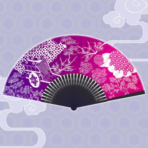 Delkien 동방 프로젝트 사이교우지 유유코 부채소품 코스프레