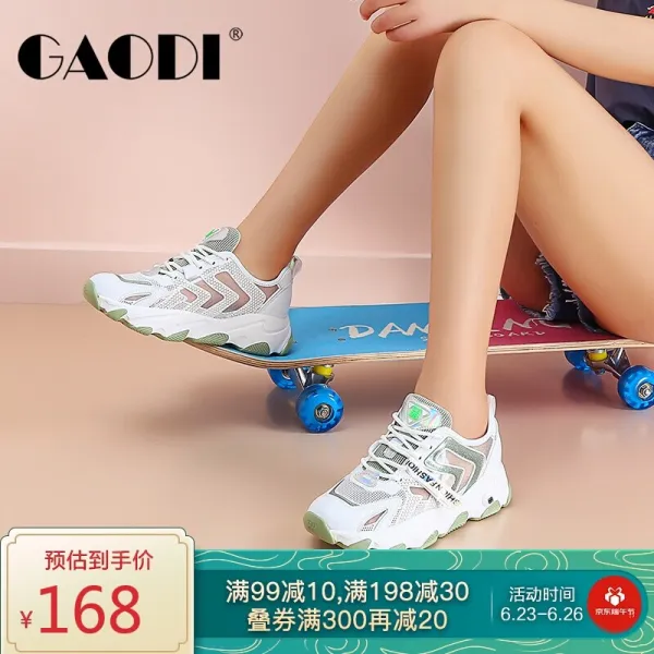 하 이 디 아바이 슈 즈 녀 미니 덧니 망 면 통기 성 캐 주 얼 여자 화 배색 모 노 톤