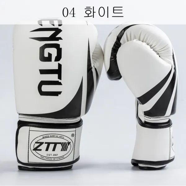 뉴타임즈2 복싱글러브 글러브 전문 훈련 성인 산타 훈련 무아이타이 격투 샌드백권모술수 ST19 A28, 04 화이트