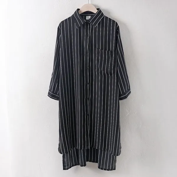 ksw95557 블랙 7부 롱 블라우스 CR0164RM803 gm820 빅사이즈