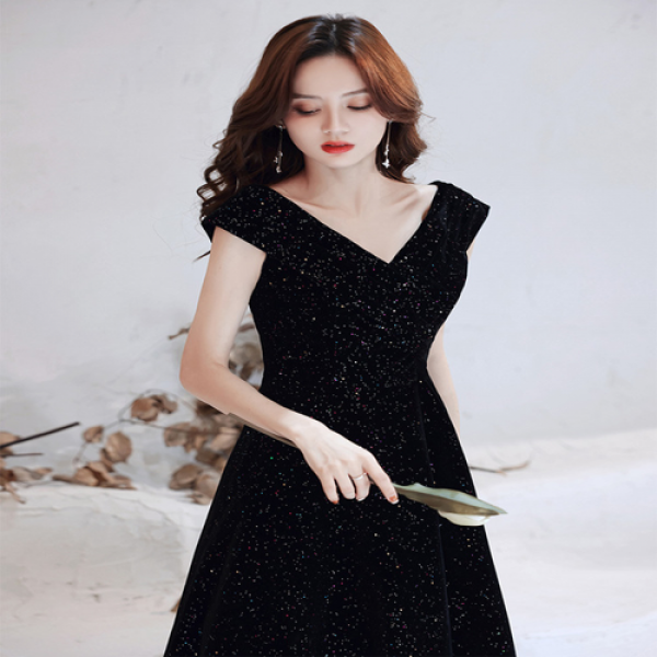 연말 파티룩 드레스 블랙 이브닝 연주 무대 독주회 파티 시상식 콩쿨