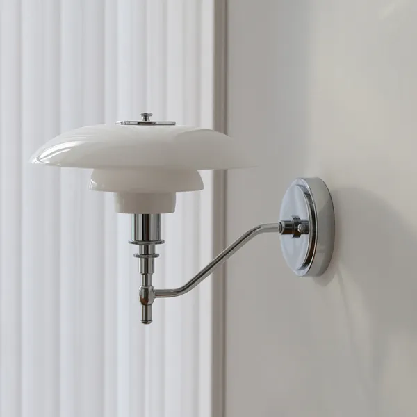 루이스폴센 PH3/4 화이트 벽등 인테리어 무드등 호텔 장식등 LED 전구 [전구포함], 흑도금-삼색변환 램프