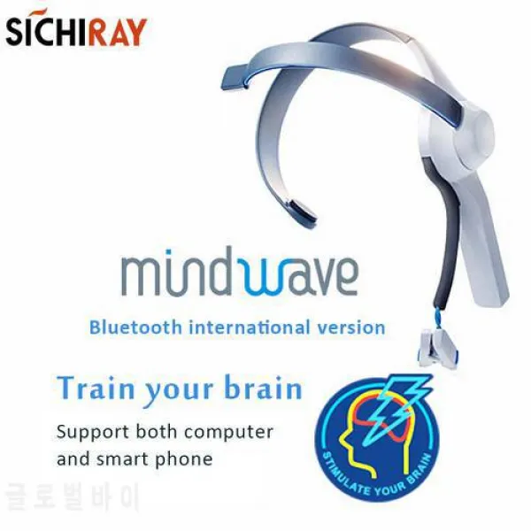 Mindwave Bluetooth 헤드셋 모바일 건전지 뇌파주의 및 명상 컨트롤러 Ardui, 상세내용참조