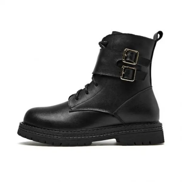 [해외] MARTIN BOOTS AUTUMN WINTER NEW 첫 번째 최상층 소 WOMEN'S SINGLE 화