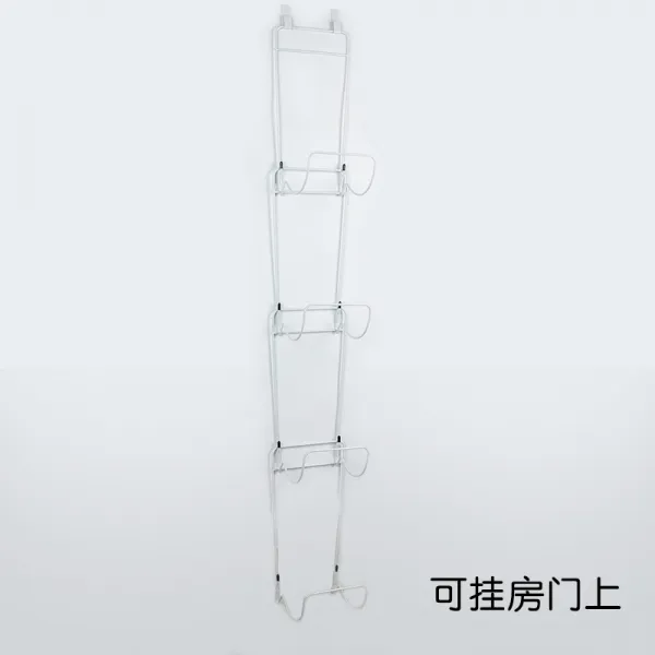 가방걸이 수납대 문뒤 다층 거는고리 거실 간이수납장 가정용 문입구 거는가방 문, T05-높이추가 화이트색 4단(문하생 뒤걸이 후크), 기본