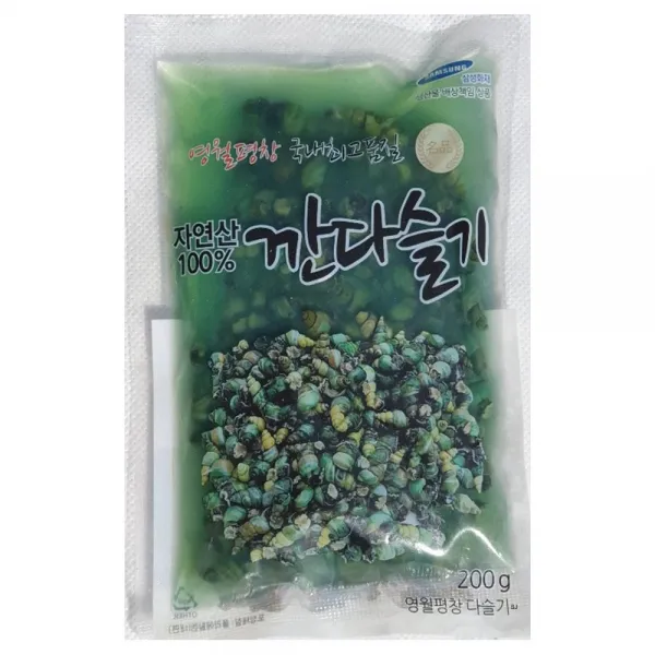 동강 깐다슬기 200g x 5팩, 5개, 150g