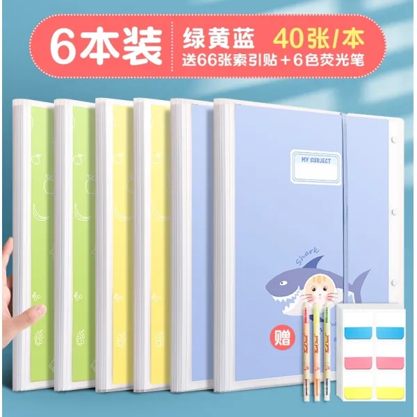 A3 정리 신기 짐을 싣다 답안지 자료수첩 대용량 분류 레이어드, A61-6 본장 (2 그린 2엘로 2