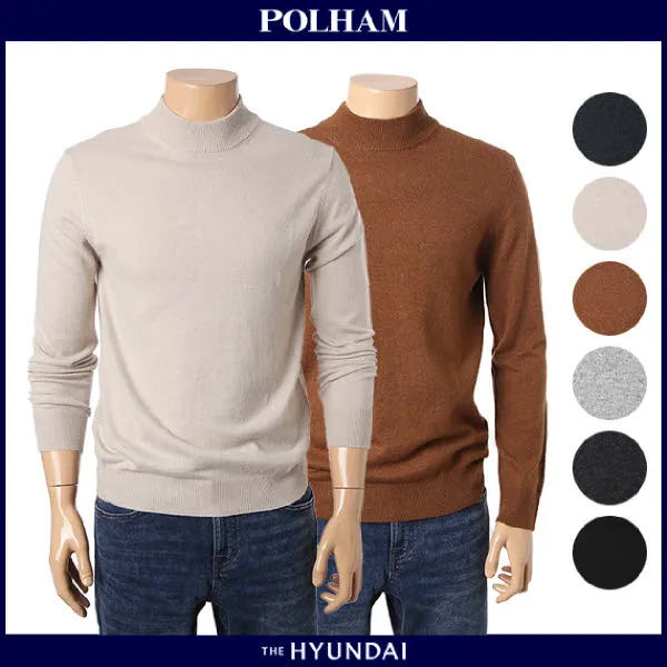  현대백화점 폴햄 남성 반터틀넥 캐시미어 울 니트_us Phz4eu1080