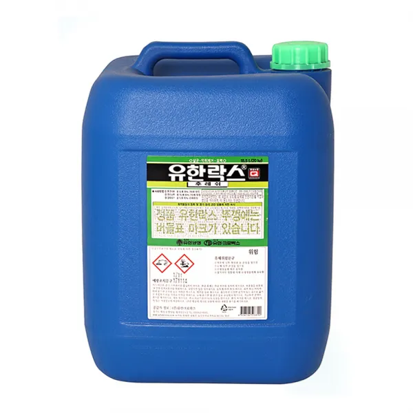 유한락스 말통 후레쉬 20kg 대용량 업소용 유한락스 후레쉬 20kg