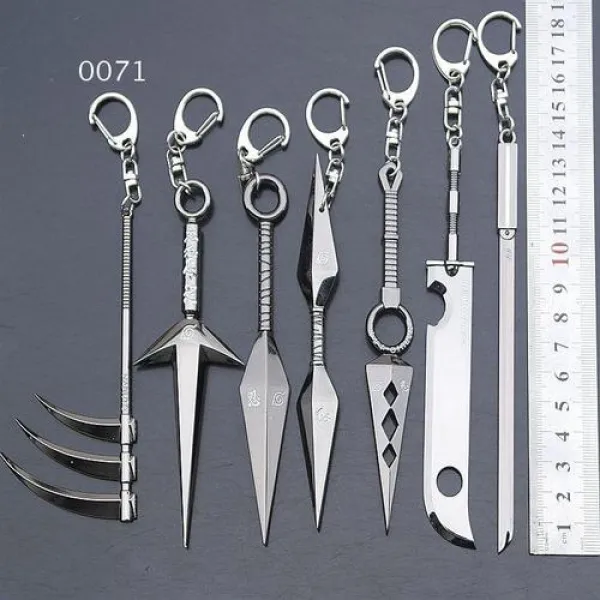해외 나루토병기 비단용검나루토 닌자무기고무손검좌조초치검무기-28834, 18.사대목 총색 22.5센티