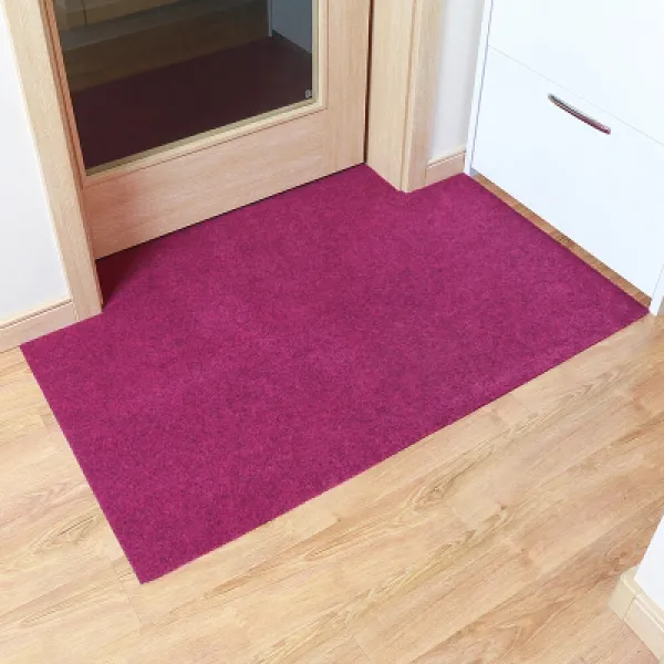 원 사 니 입주 플라스틱 미끄럼 방지 매트 문앞 매트 매트 문 에 매트 를 깔 고 발 닦 기 집 베란다 에 신발 매트 를 바 꾸 면 보라색 50 80cm 2 장 을 재단 할 수 있 습 니 다.