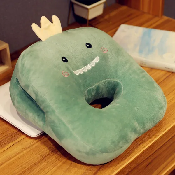 편안한베게낮잠 베개 누워 수면 베개 점심 시간 베개 사무실 책상 학생 테이블에 누워 어린이 수면 베개 유물, 15. 크기: 33x24x12cm 아이 마스크를 보내려면 컬렉션 플러스 구매, 색상 분류: 공룡에 개입